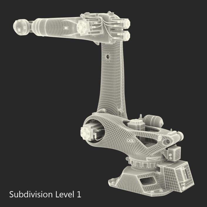 Kuka Robot KR QUANTEC Ultra Rigged 3D model