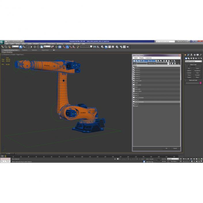 Kuka Robot KR QUANTEC Ultra Rigged 3D model