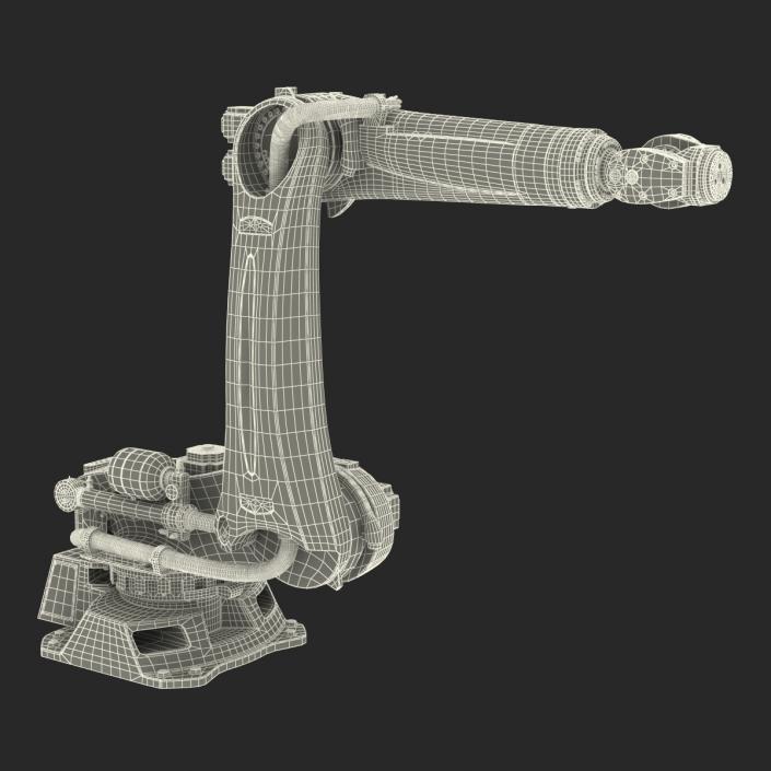 Kuka Robot KR QUANTEC Ultra Rigged 3D model