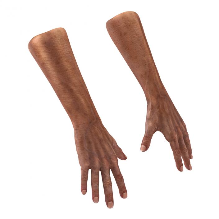 3D model Old Man Hands Rigged