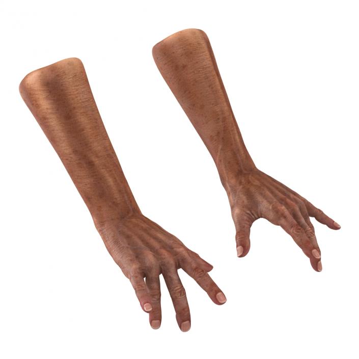 3D model Old Man Hands Rigged