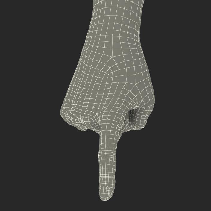 3D model Old Man Hands Rigged