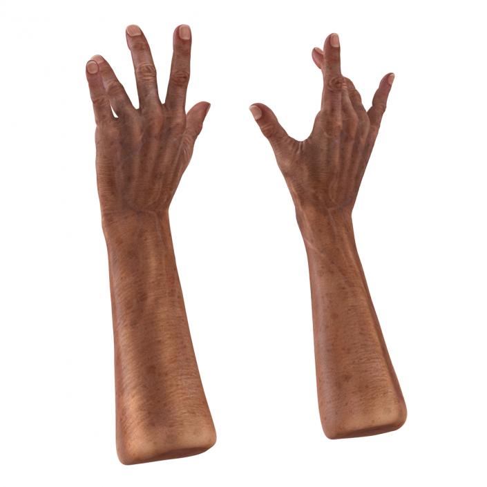 3D model Old Man Hands Pose 3