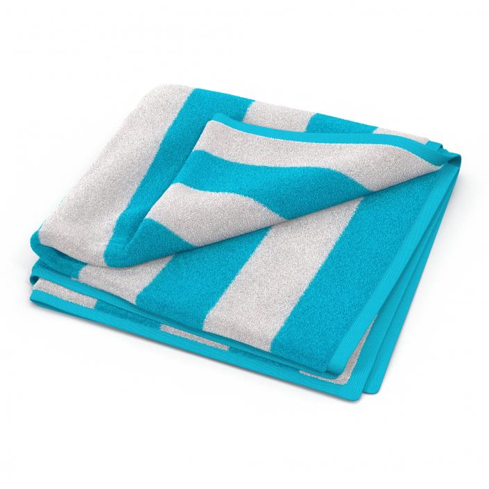 3D Beach Towel 2 model