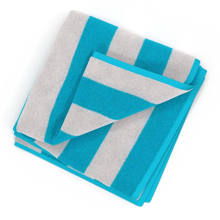 3D Beach Towel 2 model