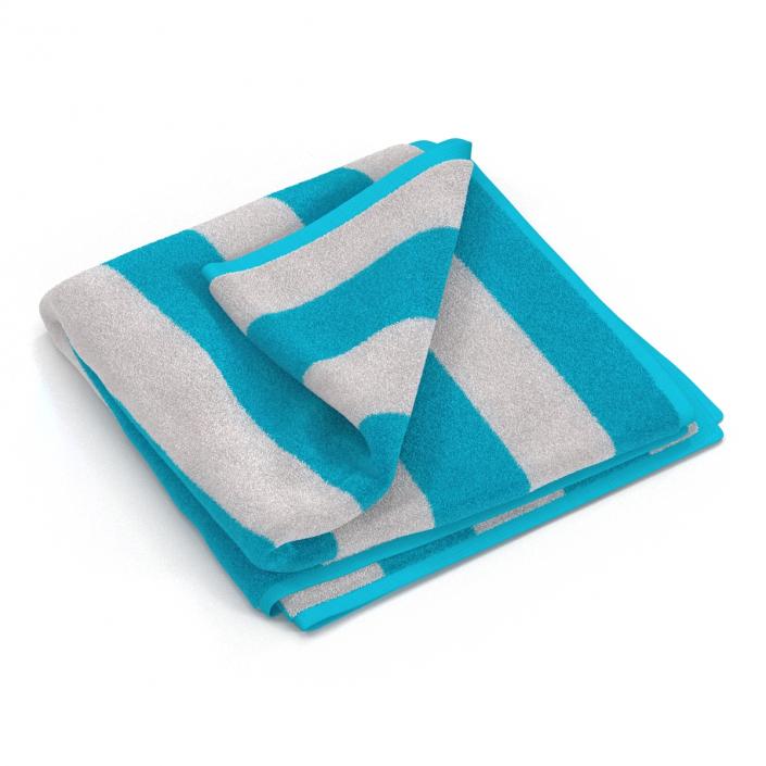 3D Beach Towel 2 model