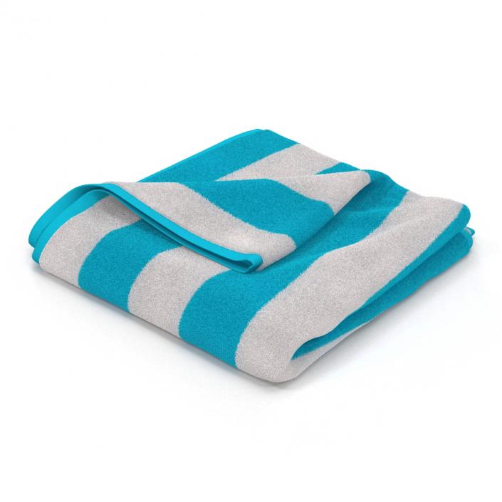 3D Beach Towel 2 model