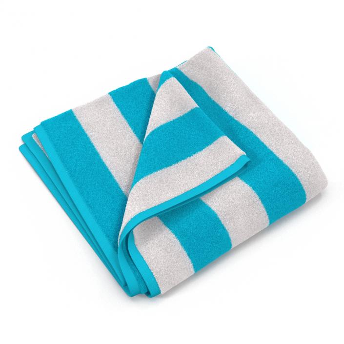 3D Beach Towel 2 model