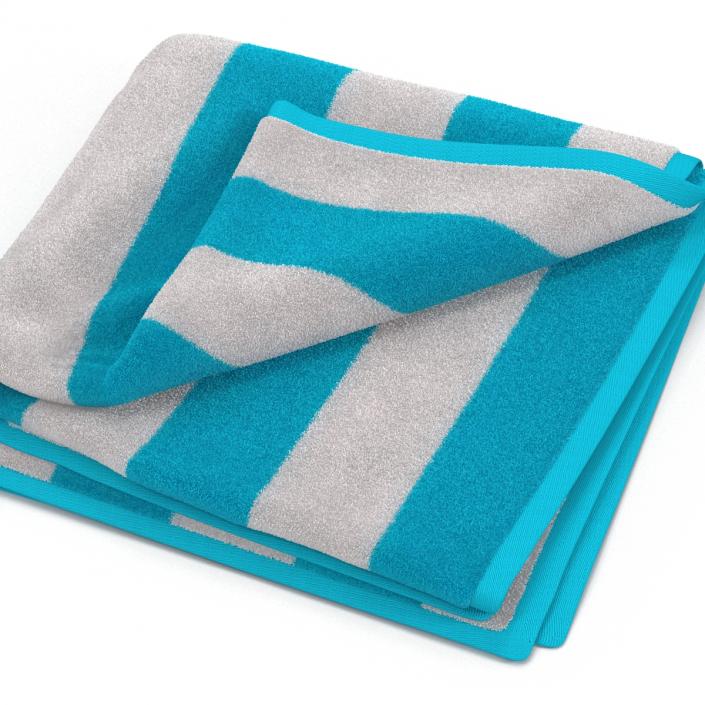 3D Beach Towel 2 model