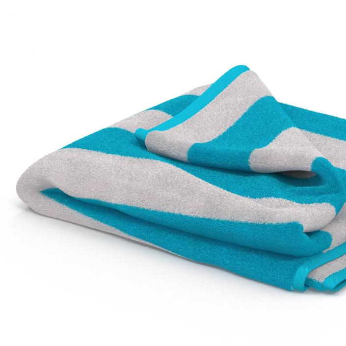 3D Beach Towel 2 model