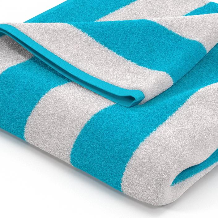 3D Beach Towel 2 model