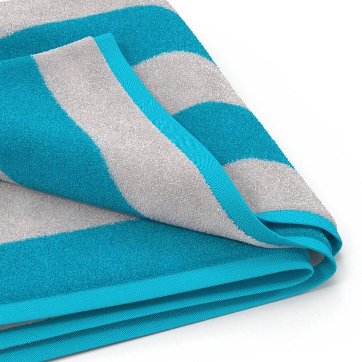 3D Beach Towel 2 model