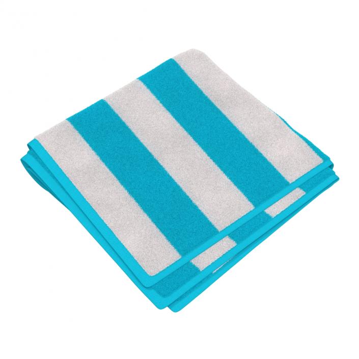 3D Beach Towel 2 model