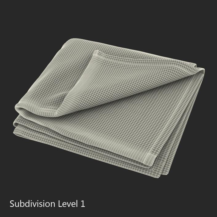 3D Beach Towel 2 model