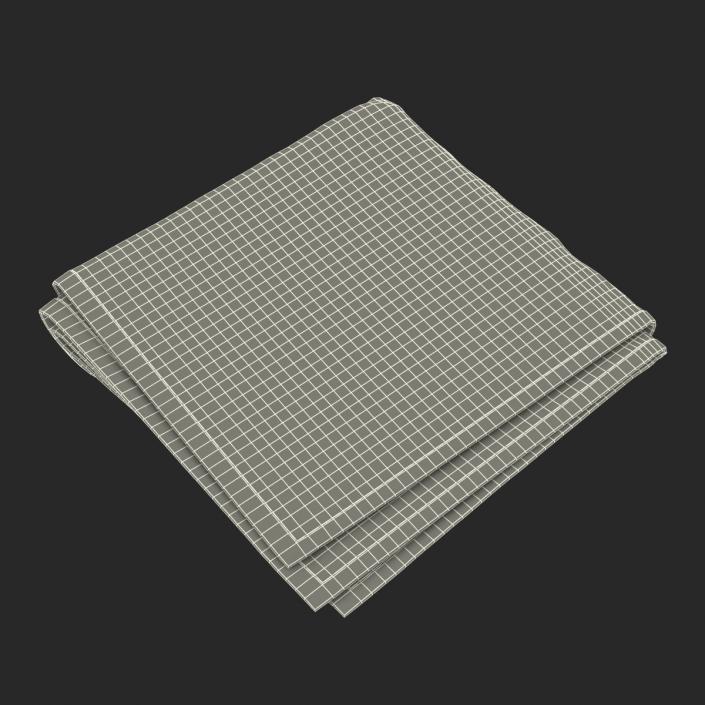 3D Beach Towel 2 model