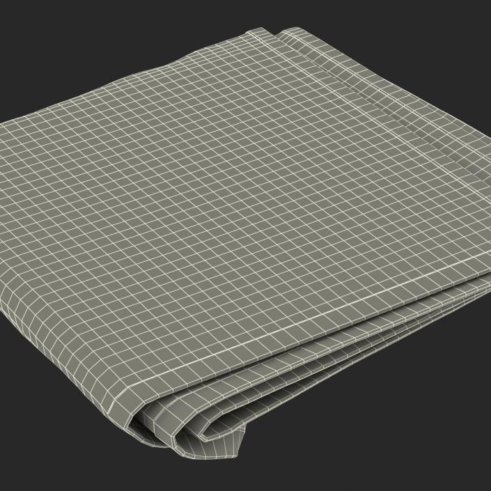 3D Beach Towel 2 model