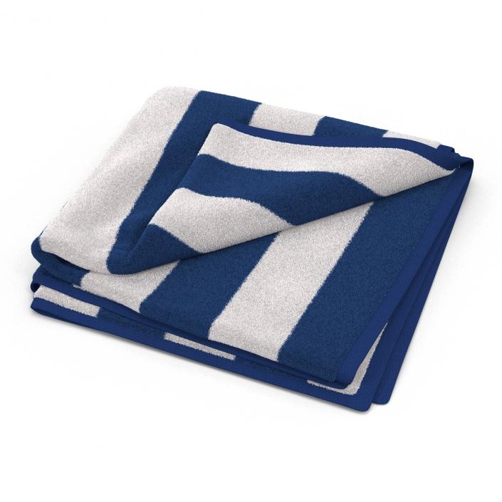 Beach Towel 2 White 3D model