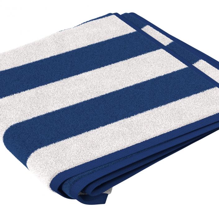 Beach Towel 2 White 3D model