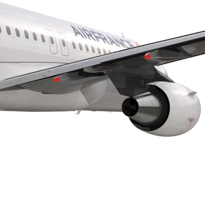 Airbus A320 Air France Rigged 3D model