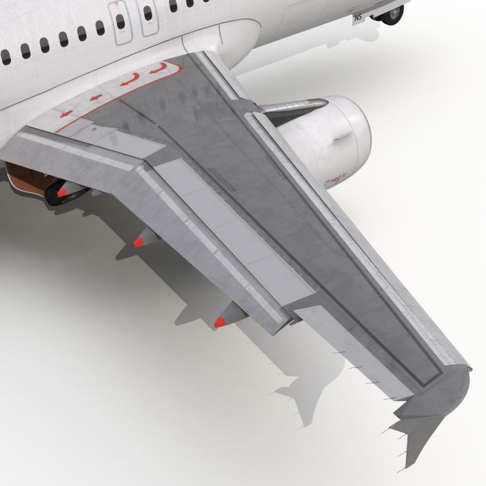 Airbus A320 Air France Rigged 3D model