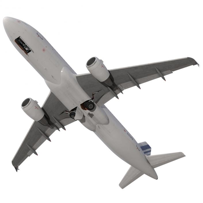 Airbus A320 Air France Rigged 3D model