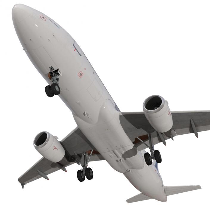 Airbus A320 Air France Rigged 3D model