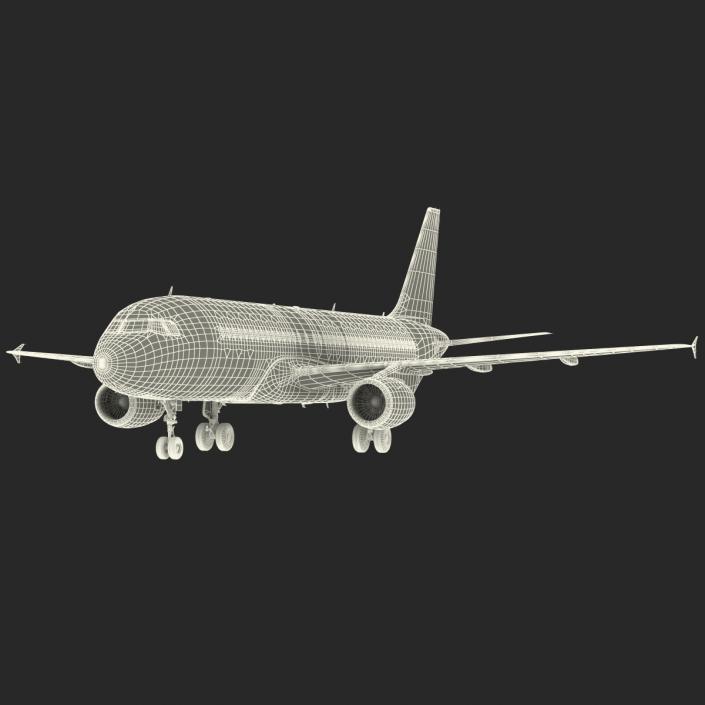 Airbus A320 Air France Rigged 3D model