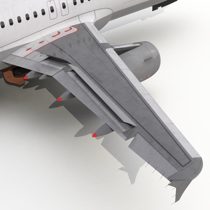 3D Airbus A320 Lufthansa Rigged model