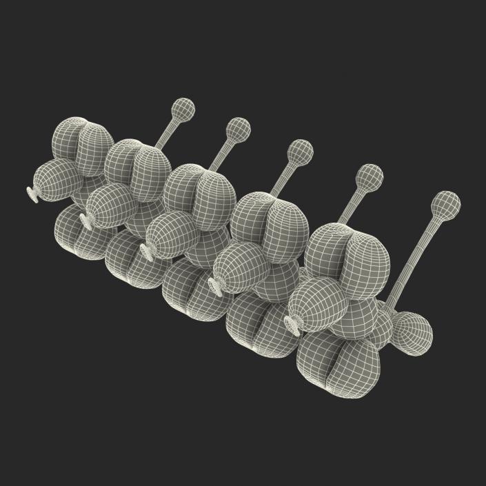 Balloon Poodles Set 3D model