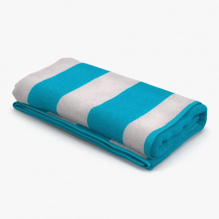 3D Beach Towel 3 model