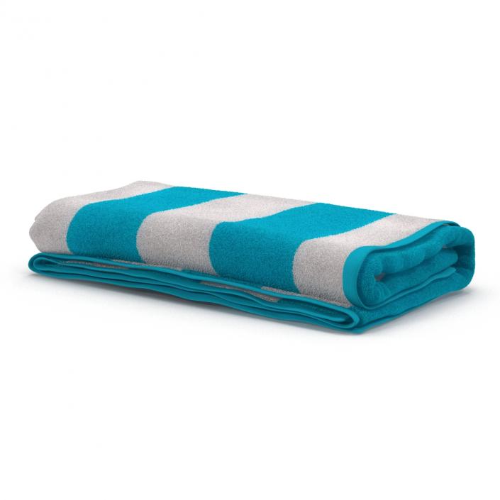 3D Beach Towel 3 model