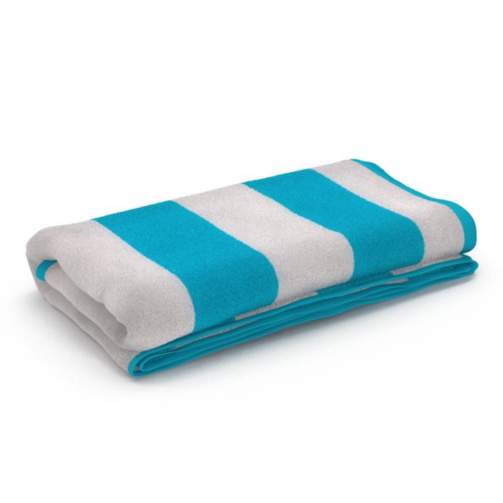 3D Beach Towel 3 model