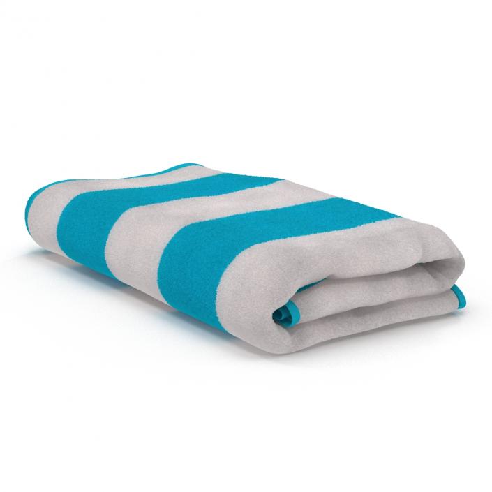 3D Beach Towel 3 model