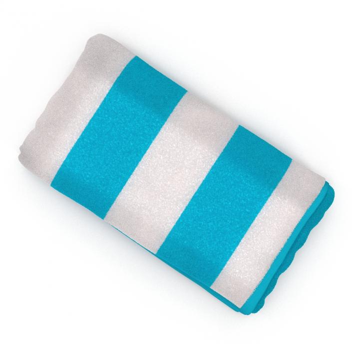 3D Beach Towel 3 model