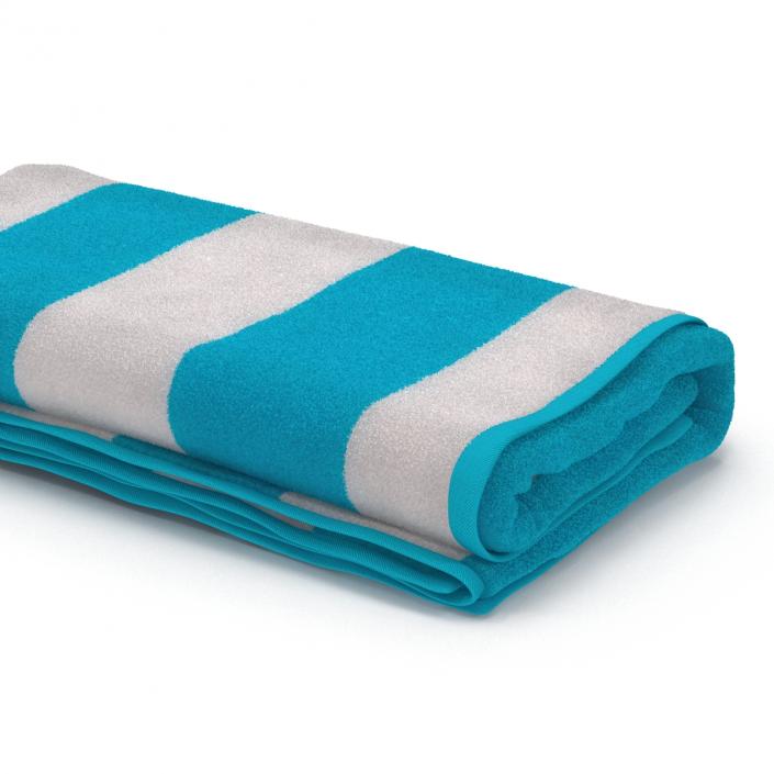 3D Beach Towel 3 model