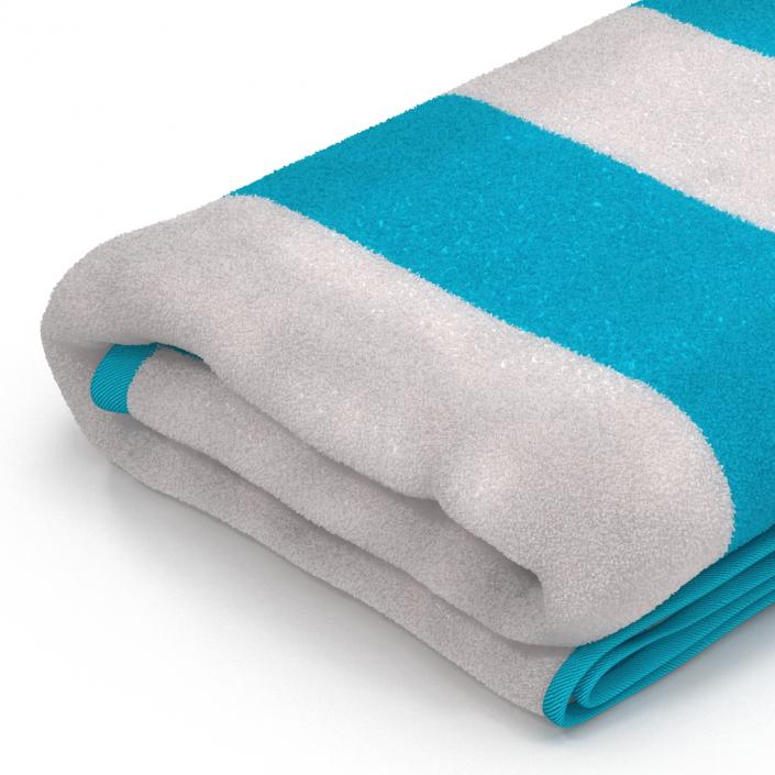 3D Beach Towel 3 model