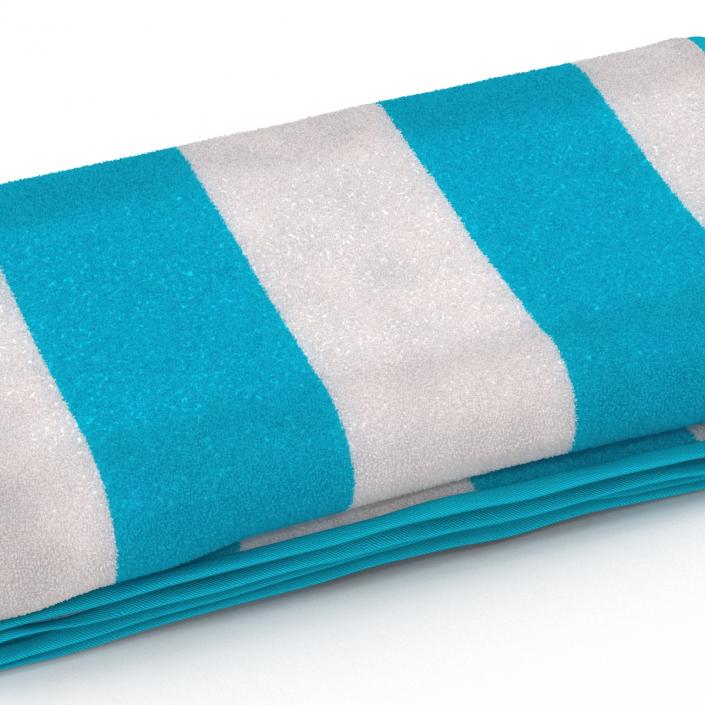 3D Beach Towel 3 model