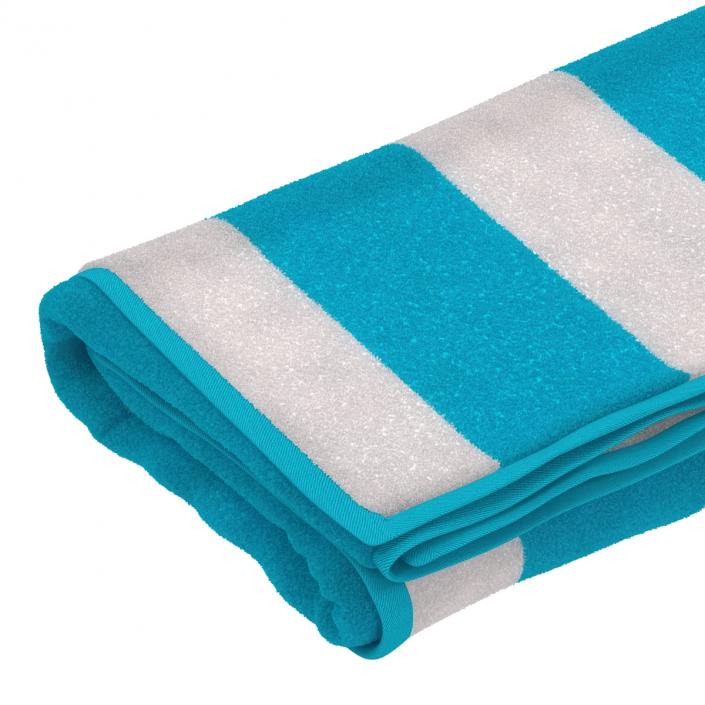 3D Beach Towel 3 model