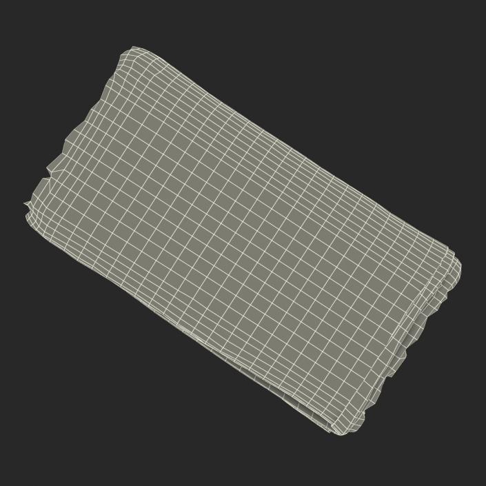 3D Beach Towel 3 model