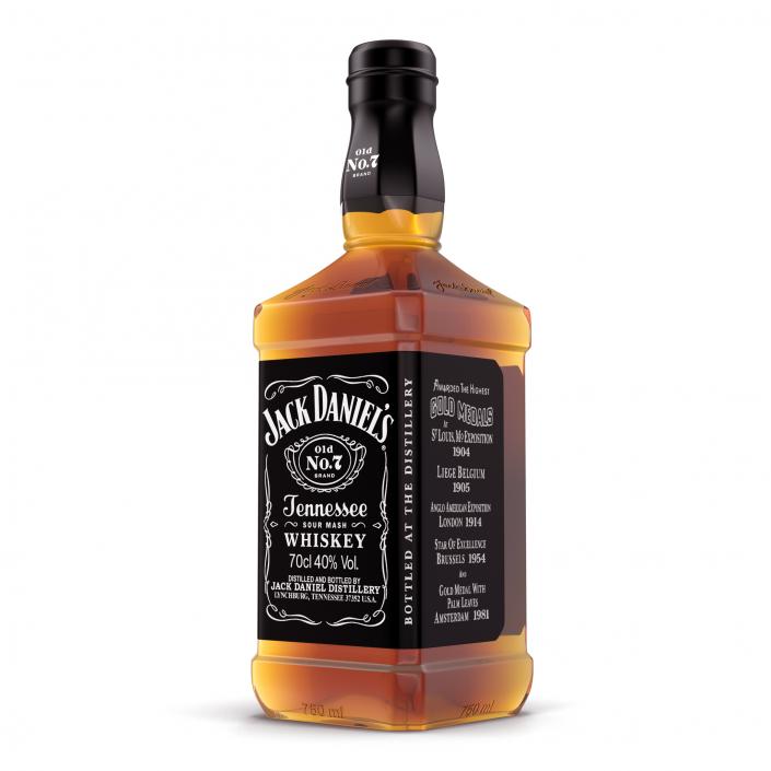 Jack Daniels Bottle 3D model