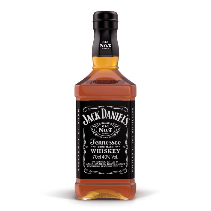 Jack Daniels Bottle 3D model