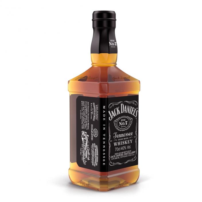 Jack Daniels Bottle 3D model