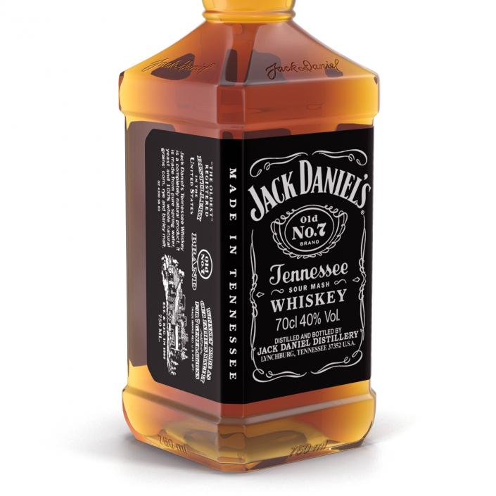 Jack Daniels Bottle 3D model