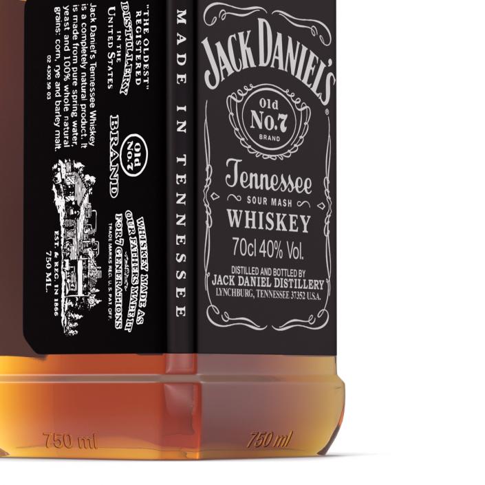 Jack Daniels Bottle 3D model