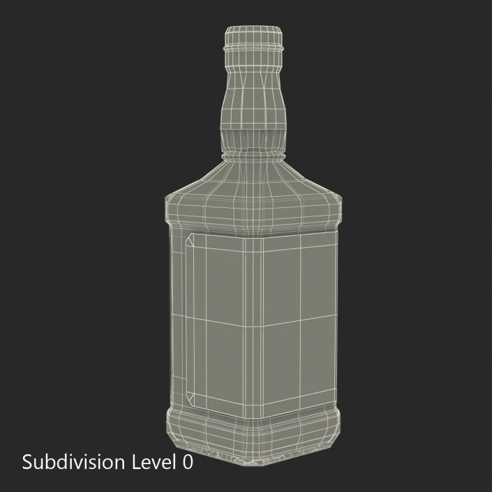 Jack Daniels Bottle 3D model