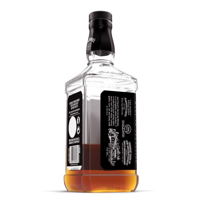 Jack Daniels Bottle Half Full 3D model