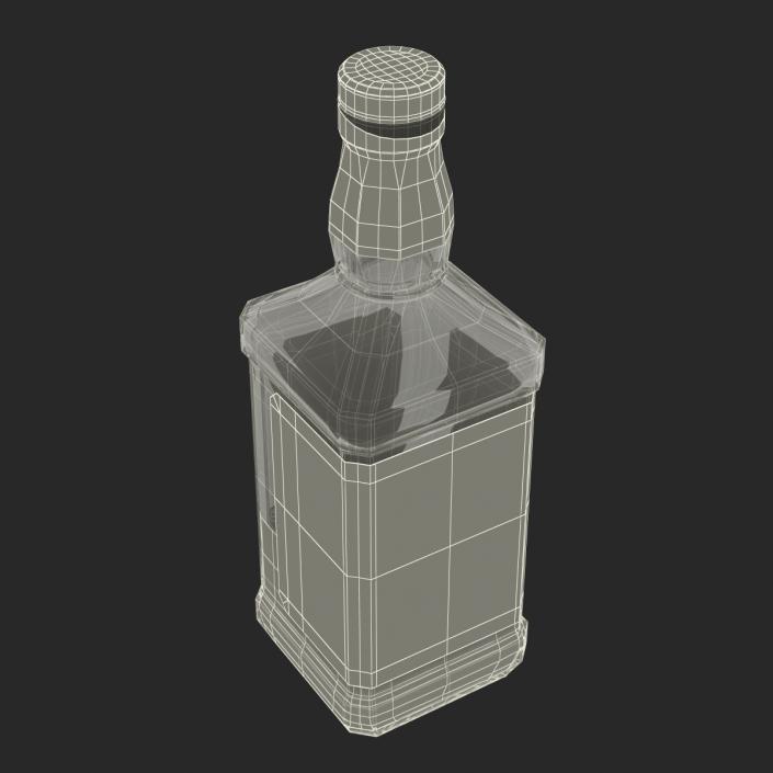 Jack Daniels Bottle Half Full 3D model