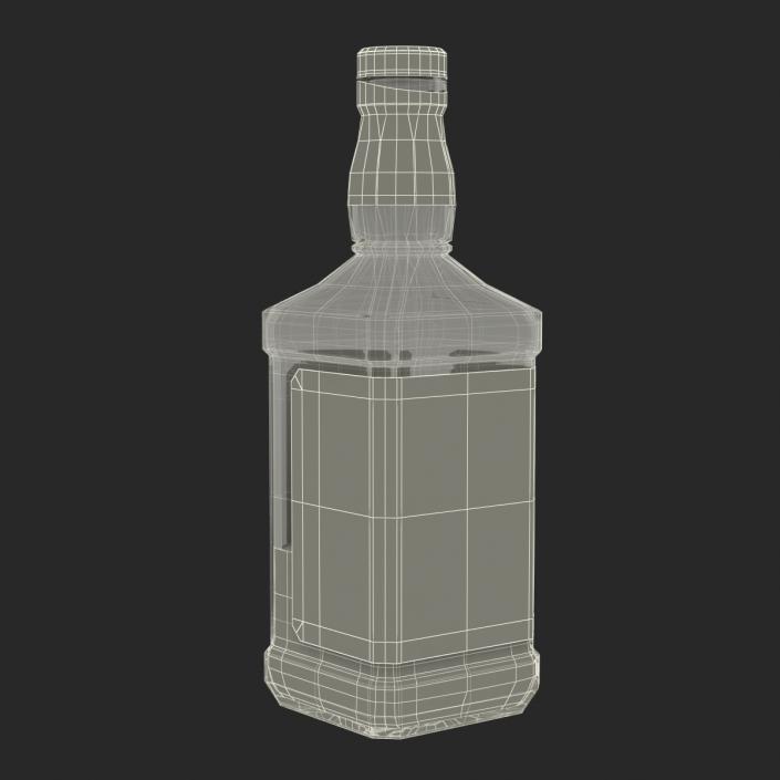 Jack Daniels Bottle Half Full 3D model