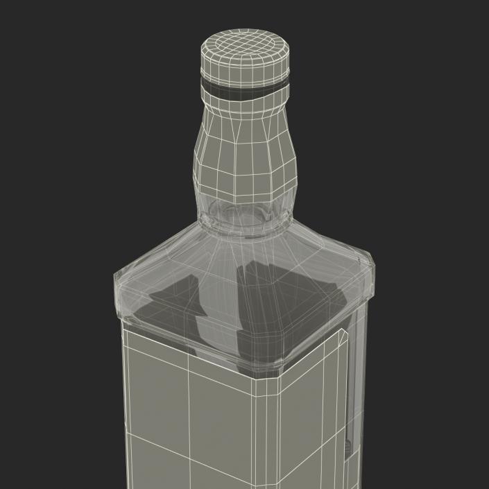 Jack Daniels Bottle Half Full 3D model