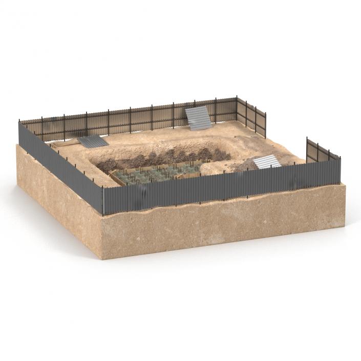 3D Construction Pit 5 model